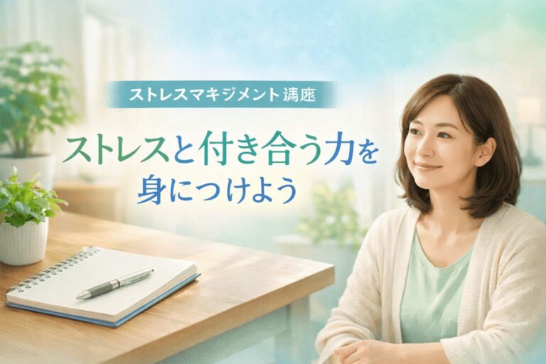 【リワークで実施中】ストレスマネジメント講座のご紹介